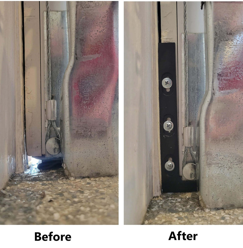 thumbnail image 2 of 2-Pack Stainless Steel Garage Door Seals - 9.84 Inch Rodent Guard & Weather Barrier Strips 2 of 12