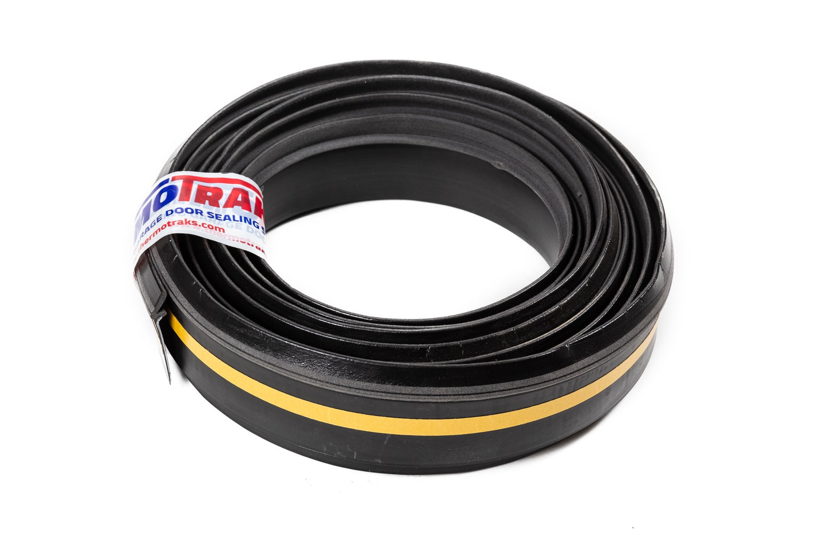 View looking over the ThermoTraks garage door side seal